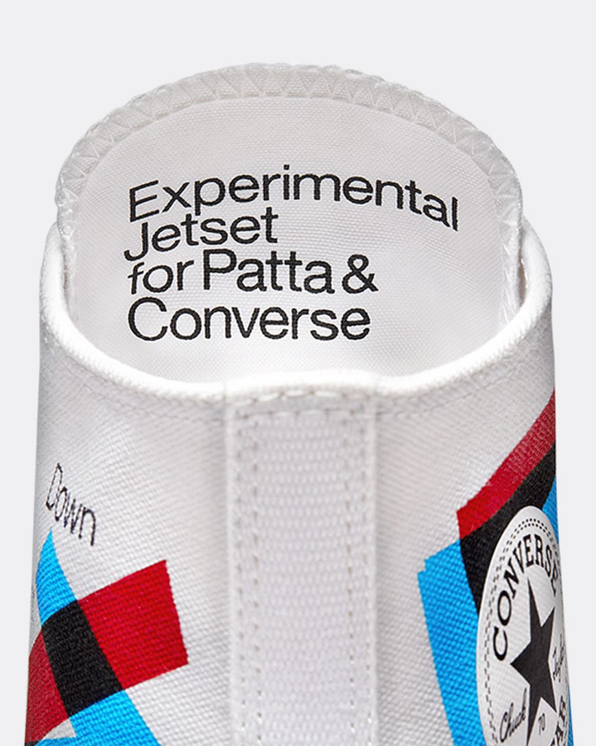 Women's Converse x Patta x Experimental Jetset Chuck 70 High Top Shoes White / Red / Blue | AU 39816V